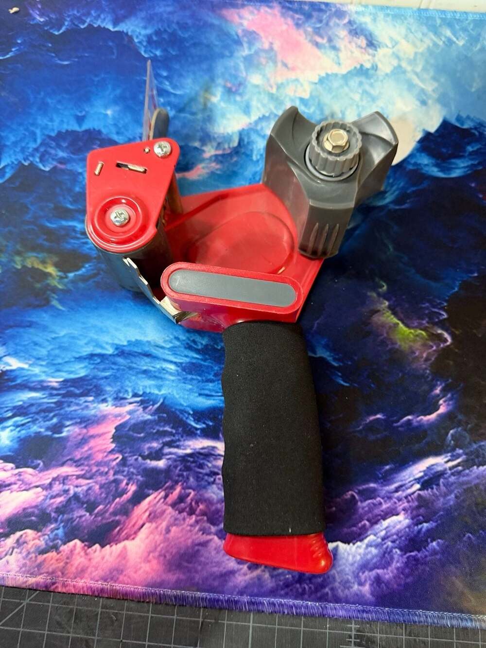 3M Scotch Tape Pistol Grip Packaging Dispenser Red Metal